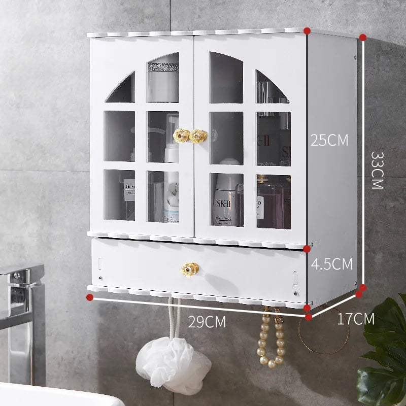 Etagere Murale de Salle de Bain en PVC – 43x38cm